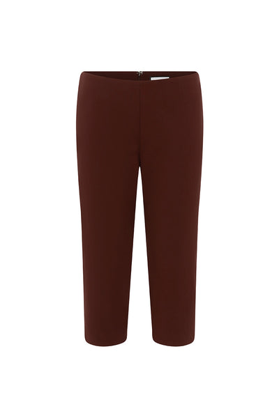 GISELE CAPRI PANTS - BITTER CHOCOLATE