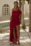 HARRIETTE MAXI DRESS - RED