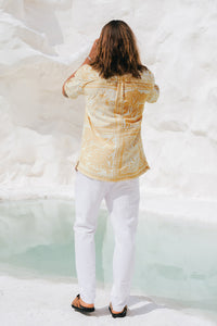 HAVANNA SHIRT - TAN/WHITE