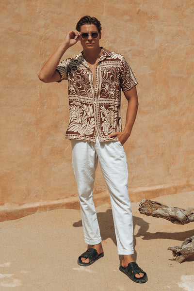 HAVANNA SHIRT - CHOC/LEMON