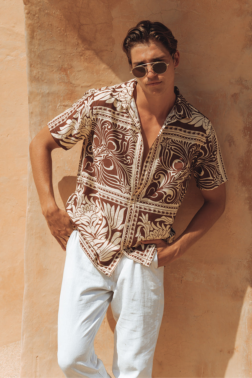 HAVANNA SHIRT - CHOC/LEMON