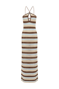 HAZEL MAXI DRESS - BLUE MULTI