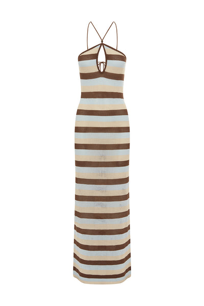 HAZEL MAXI DRESS - BLUE MULTI