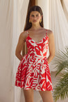 HENRIETTA MINI DRESS - MATELO RED