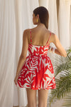 HENRIETTA MINI DRESS - MATELO RED