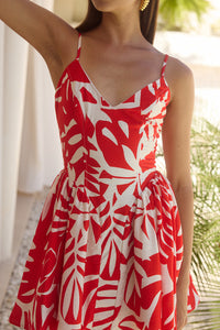 HENRIETTA MINI DRESS - MATELO RED