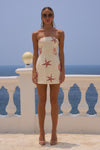 IBIZA MINI DRESS - SAND SEASHELL