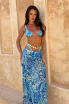 MIAMI MAXI SKIRT - AZURI BLUE
