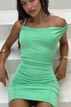 ODEYA MINI DRESS - APPLE