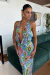 LEXIE MAXI DRESS - CARINA PRINT