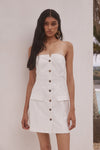 INARA MINI DRESS - WHITE