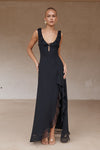 INAYAH MAXI DRESS - BLACK