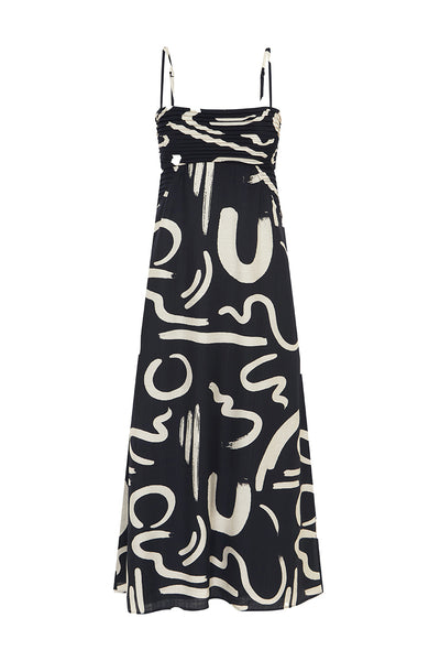 INEZ MIDI DRESS - YORK BLACK