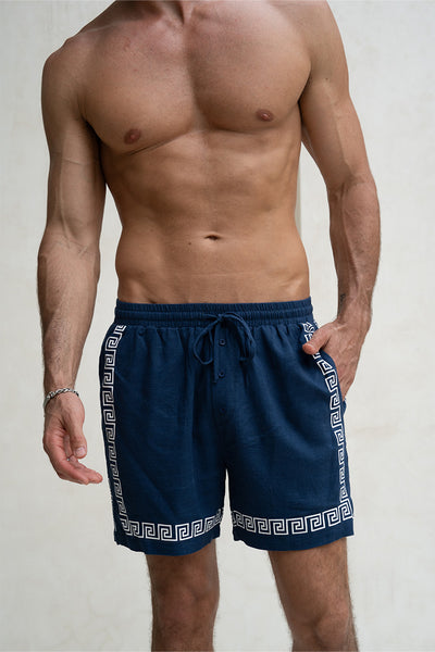 JACOB SHORT - NAVY/WHITE