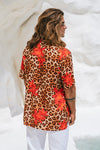 JARIO SHIRT - LEOPARD ROSE