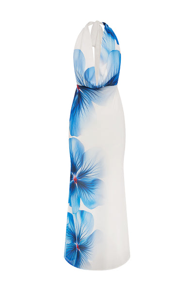 JASMINA MAXI DRESS - BLUE FLOWER