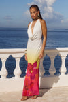 JASMINA MAXI DRESS - TROPICAL OMBRE