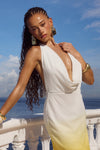 JASMINA MAXI DRESS - TROPICAL OMBRE