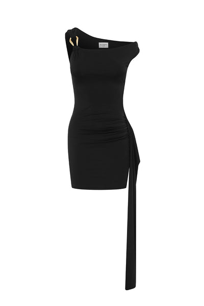 JASMINE MINI DRESS - BLACK