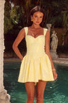 JOELLE MINI DRESS - LEMON