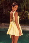 JOELLE MINI DRESS - LEMON