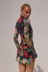 JORDI MINI DRESS - ASHA PRINT