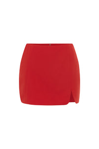 JOVANA MINI SKIRT - RED