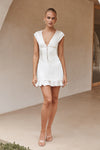 JOZIE MINI DRESS - IVORY