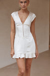 JOZIE MINI DRESS - IVORY