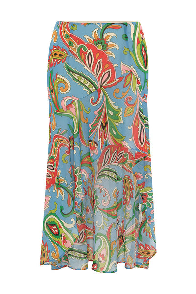 JUNA MIDI SKIRT - CARINA PRINT