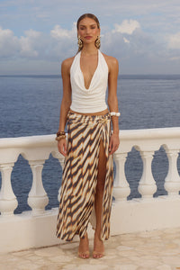 FARLEY MAXI SKIRT - ARIZONA CHOC