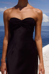 KADIE OFF SHOULDER MAXI DRESS - BLACK