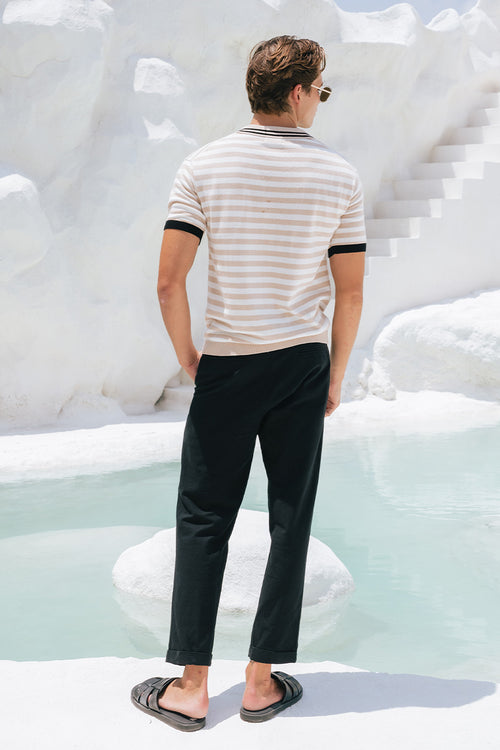 KAIN TOP - SAND STRIPE