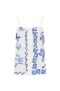 KATRI TOP - ASTLEY BLUE