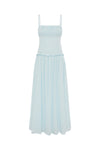 KEILY SQUARE NECK MAXI DRESS - BLUE