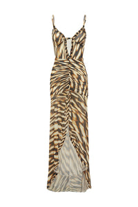 KIATA MAXI DRESS - ARIZONA CHOC