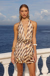 KIATA MINI DRESS - ARIZONA CHOC