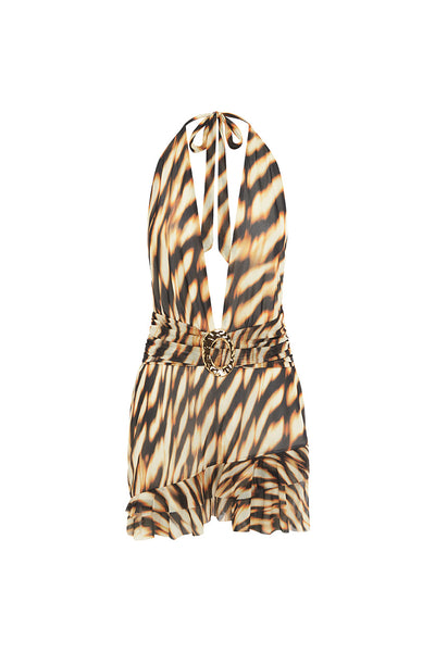 KIATA MINI DRESS - ARIZONA CHOC