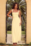 KIMBA MAXI DRESS - LEMON