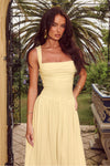 KIMBA MAXI DRESS - LEMON