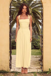 KIMBA MAXI DRESS - LEMON