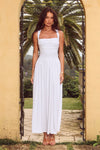 KIMBA MAXI DRESS - WHITE