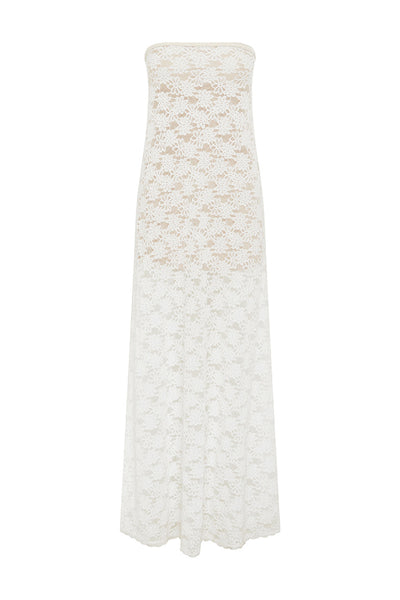 KINERA MAXI DRESS - WHITE