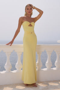 KLEO MAXI DRESS - LEMON