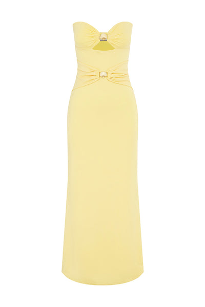 KLEO MAXI DRESS - LEMON