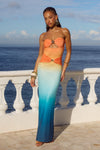 KLEO MAXI DRESS - PINA COLADA OMBRE
