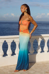 KLEO MAXI DRESS - PINA COLADA OMBRE
