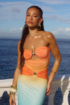 KLEO MAXI DRESS - PINA COLADA OMBRE
