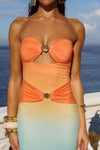 KLEO MAXI DRESS - PINA COLADA OMBRE