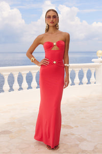 KLEO MAXI DRESS - WATERMELON